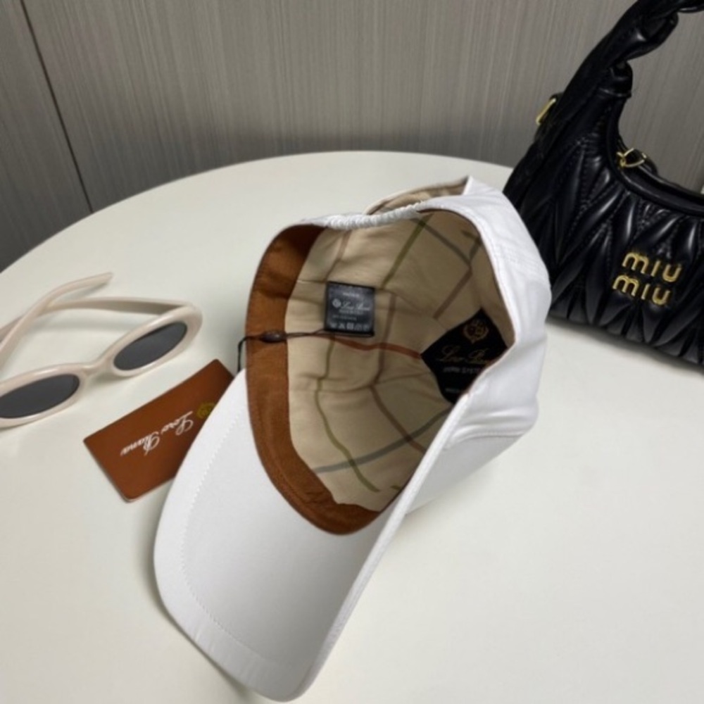 Loro Piana white baseball cap - Picture 4 of 8